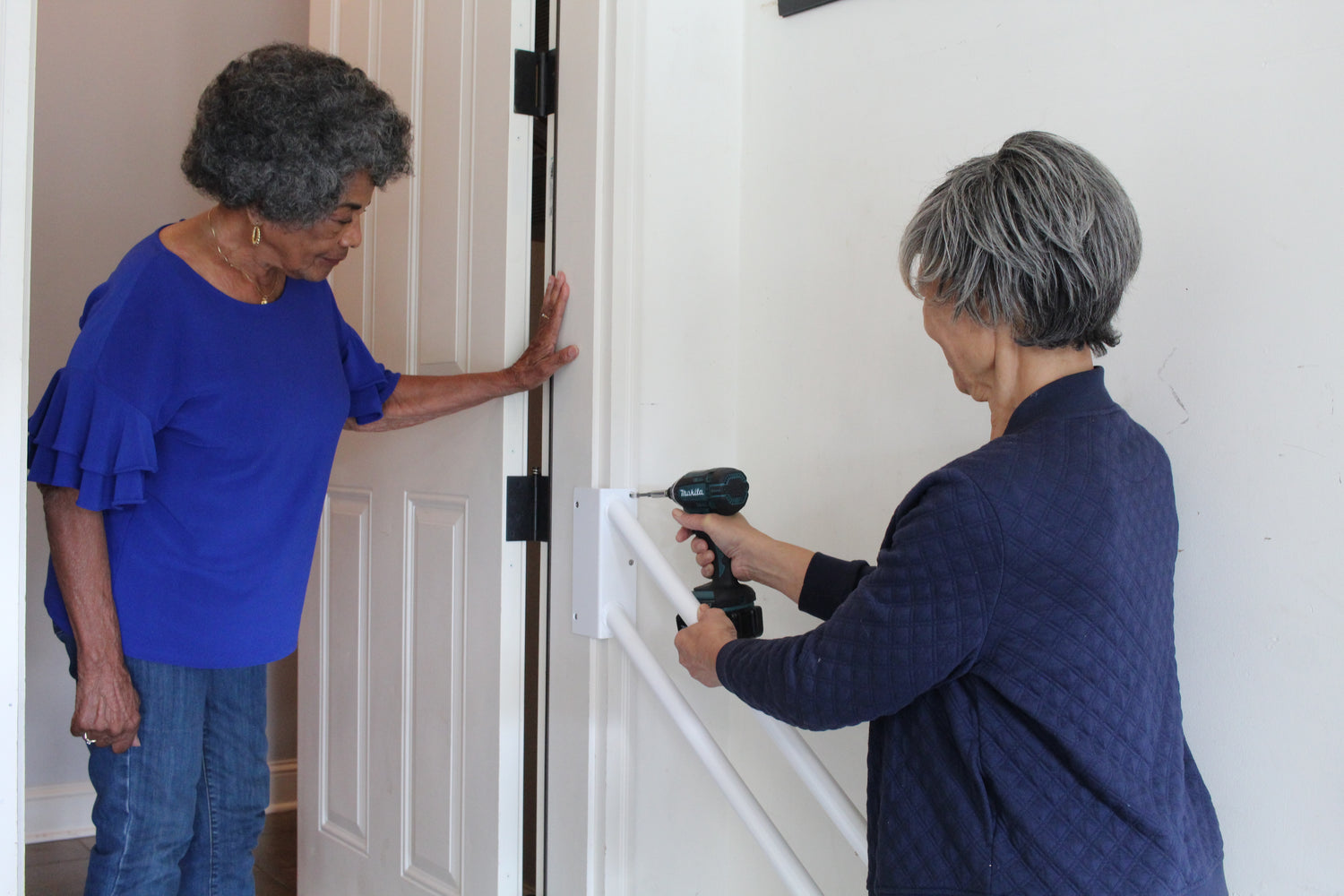 Hold Tight Handrail Jamb Mount, Two Sizes - Hold-Tight Handrails