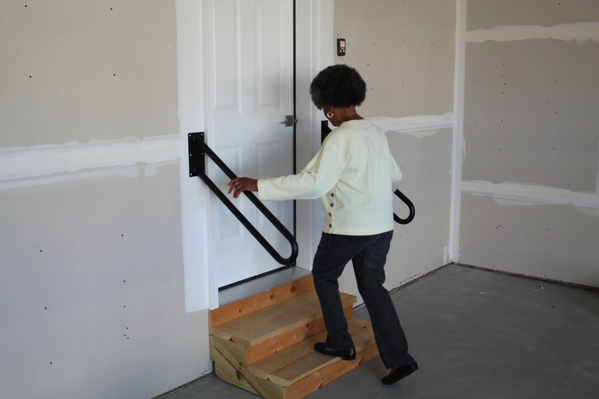 Someone Using Handrails I don’t need a handrail…do I? — Hold-Tight Handrails