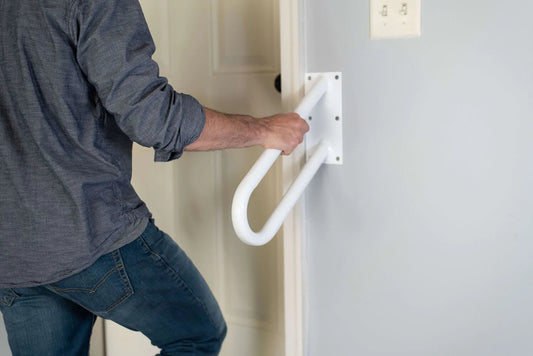 Using Hold Tight Handrail in garage