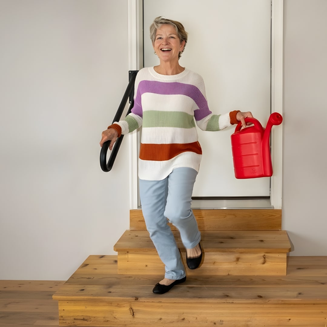 Hold Tight Handrail Jamb Mount, Two Sizes - Hold-Tight Handrails 