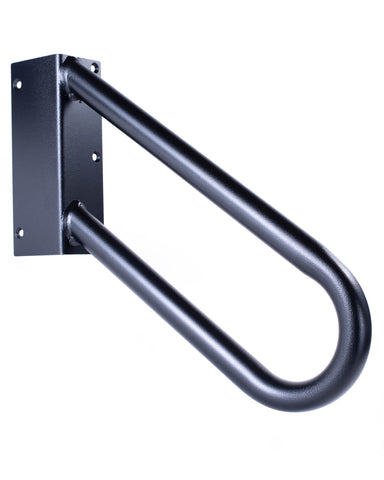 Hold Tight Handrail Jamb Mount in black.